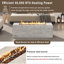 40000 BTU Round Concrete Fire Pit for Outside-998803003