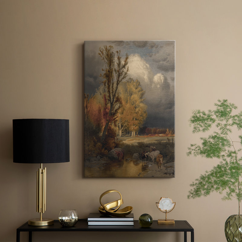 Paysage rétro CLXIX - galerie Cavas, H 18 po x l 12 po