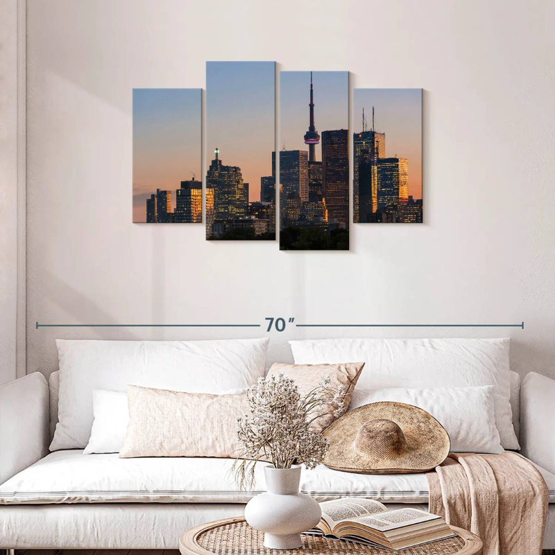 Toronto skyscrapers Sireci, H 27 po x l 43 po