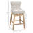 Upholste Fabric Bar Height Bar Stools