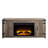 Rustic Oak Fireplace Tv Stand With Quality Storage And A Versatile Design Convenient Solutions