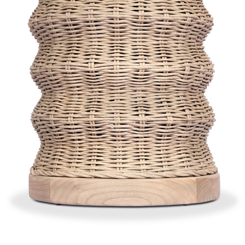 Brailey End Table-Smoked Natural Sungkai, Smoked Natural Sungkai