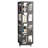 4-Tier All-Steel Rotating Bookshelf With 360° Wheels, Large Size Sturdy & Spacious Book Rack-727359085