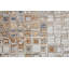 Tapis mosaïque contemporain Leer Corben, gris argenté / brun-1517506735