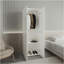 Armoire 2 portes Home, système de penderie et tablette de rangement Home