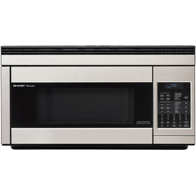 Sharp 1.1 Cubic Feet 850 Watt Convection Over The Range Microwave with Sensor Cooking