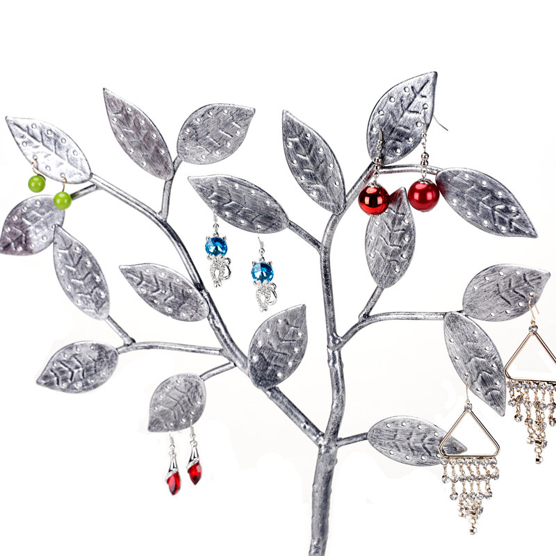 Support à bijoux Tree Design Organiser, Argent