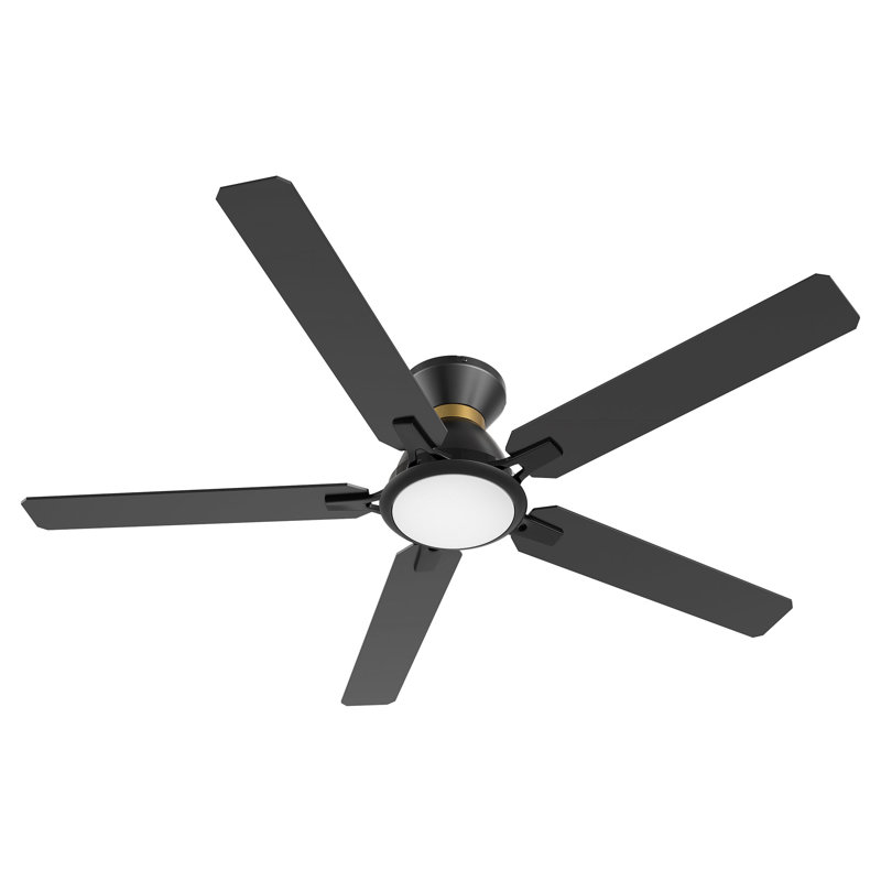 Ventilateur de plafond intelligent Espear avec télécommande, ensemble d'éclairage inclus, fonctionne avec l'assistant Google, Amazon Alexa et les raccourcis Siri.