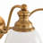 3-Light Antique Bronze Bathroom Vanity Light