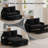 Twin Convertible Sleeper Sofa Bed Tufted Loveseat Small Room Couch-524781811