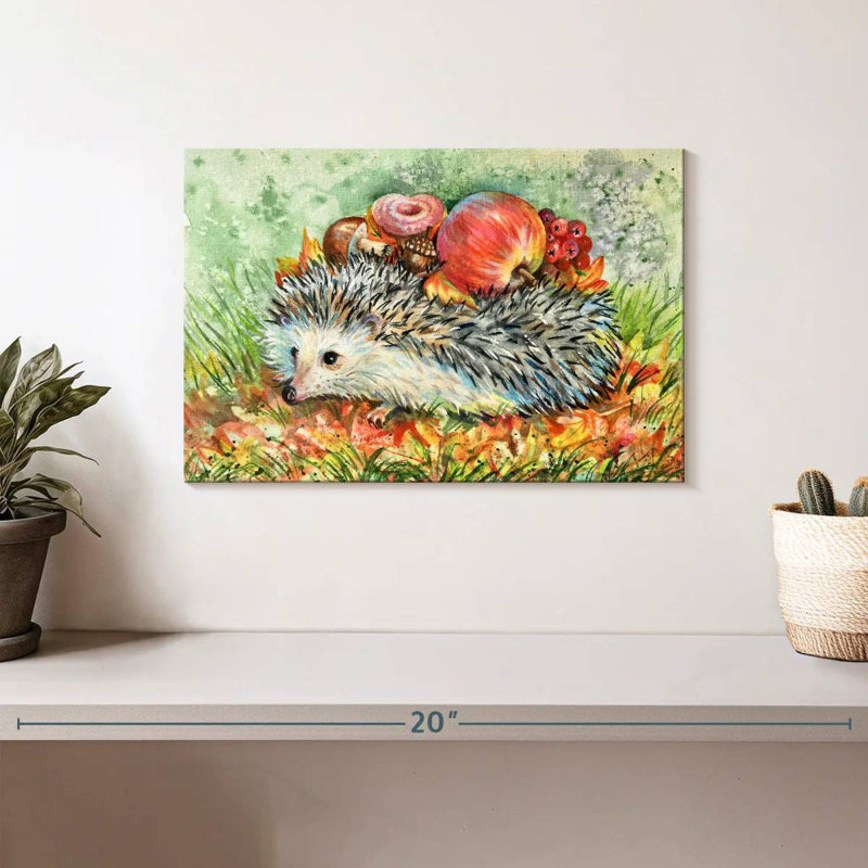 Hedgehog, 8" H x 12" W