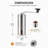 Manual Stainless Steel Coffee Bean Grinder