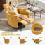 Fauteuil inclinable électrique de luxe à bascule pivotant avec coussin réglable pour un confort ultime-1362663550