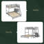 Twin Over Full Bunk Bed With Built-In Desk And Three Drawers-488838828