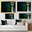Abstrait violon sur le piano - décoration murale moderne en toile-962826048-962826059