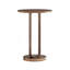 Table d'appoint ronde avec piédestal ovale unique