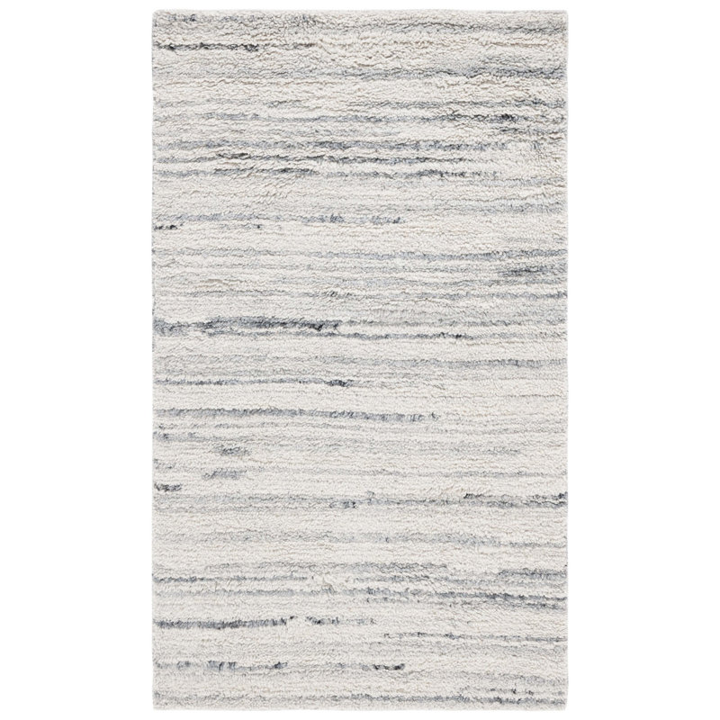 Pecktonville Hand Woven Performance Abstract Rug, Rectangle 3' x 5'