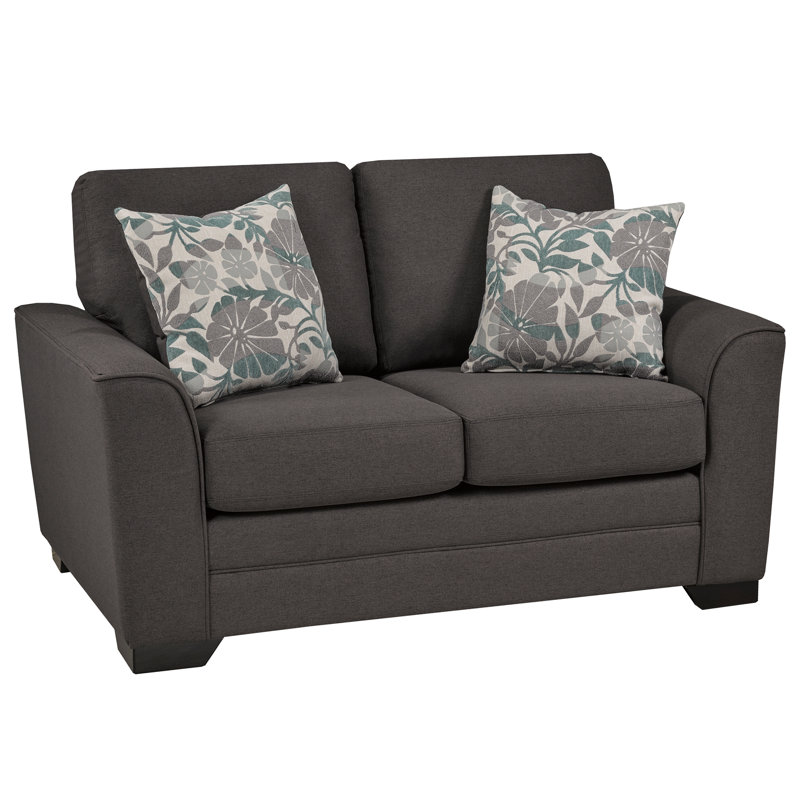 Canapé Beauchamp, Gris anthracite, 2, H 37 po x l 62 po x P 36 po