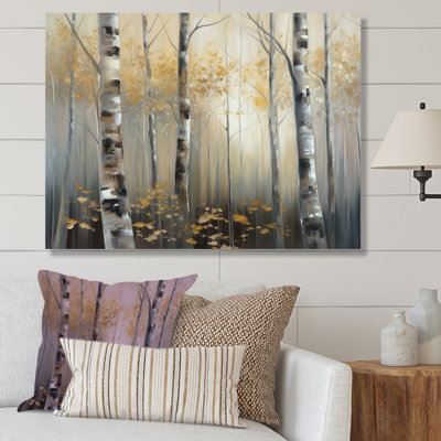" Birch Tree Dense Forest IV "