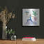 Art mural en métal de luxe, «Namaste IV» par Courtney Prahl, 12 po x 12 po-1218799121