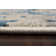 Tapis ivoire / bleu Alverez
