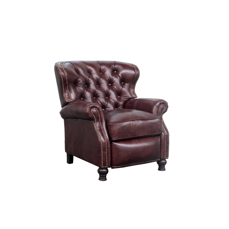 Alham Recliner, Wenlock Fudge Split Grain Leather