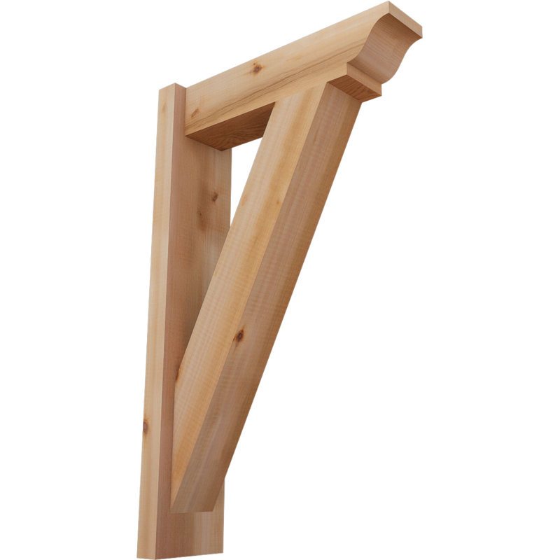 L 5 1/2 po x P 18 po x H 30 po, traditionnel cèdre rouge occidental, Cèdre rouge de l'Ouest l 5 1/2 po (lisse)