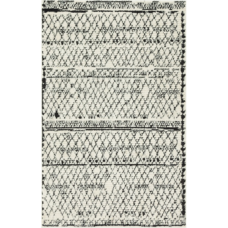 Victorville Abstract Indoor Rug, Rectangle 5' x 8'