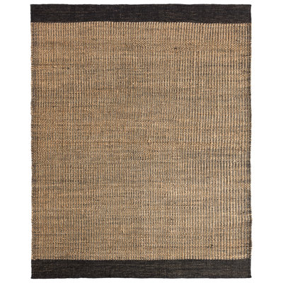 Jaipur Living Kion SOS03 Handwoven Border Black/Tan Area Rug (6'X9')