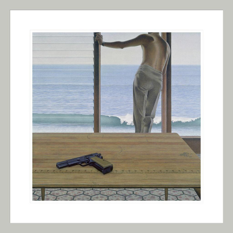 «Pacific» par Alex Colville - impression giclée sur cadre, H 23,5 po x l 23,5 po
