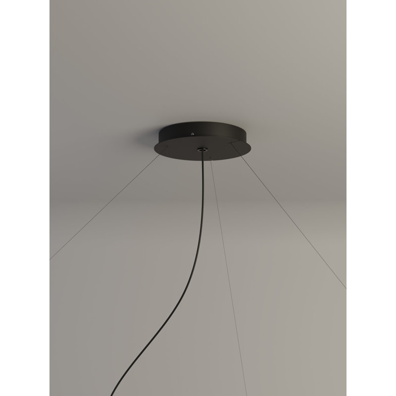 Cirio Chandelier M, 241.4" H x 39.4" W x 39.4" D, 114 W, 20 Lights