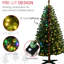 Arbre artificiel de 6 pi de hauteur, 584 branches, 212 lumières à DEL, ouverture automatique, antidéflagrant, délicieuse branche du matin de Noël, ignifuge, installation simple, rassemblement joyeux