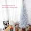 Arbre de Noël artificiel mince non éclairé 6 pi avec branches réalistes, 618 pointes, pour des espaces compacts et une installation facile, arbre de Noël-767497384