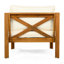 Fauteuil club d'extérieur en bois d'acacia avec coussins (ensemble de 2), ensemble de conversation, finition teck, coussin-1516722436