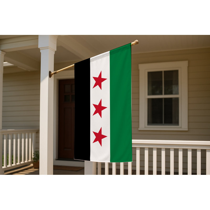 Drapeau syrien — Drapeau extérieur