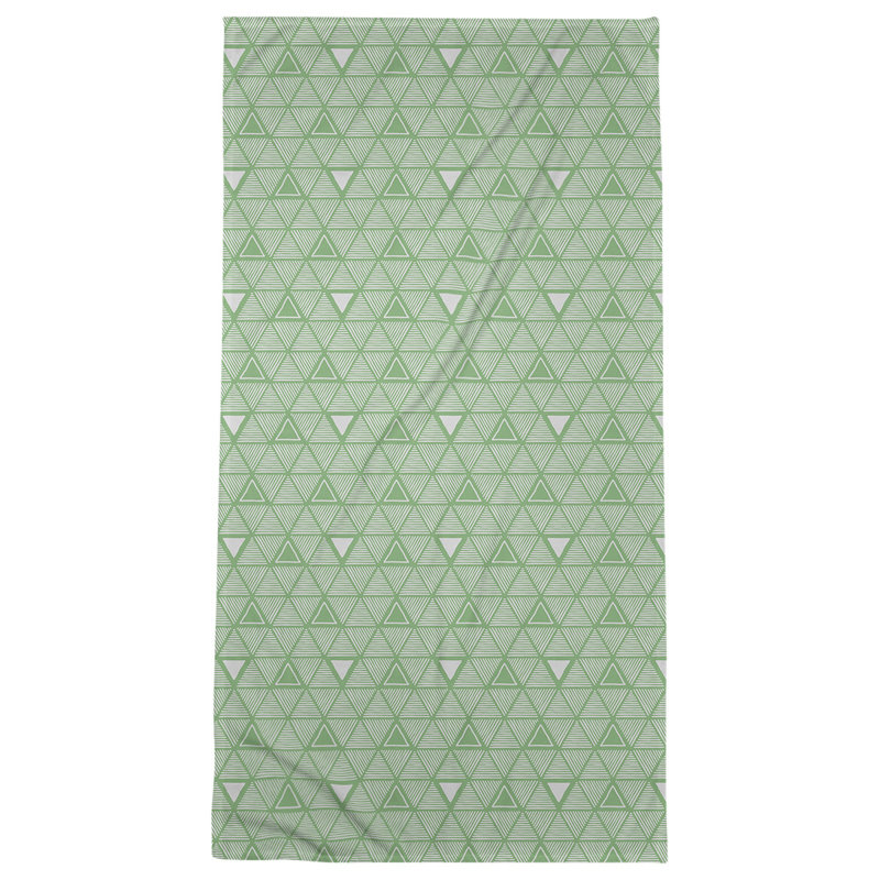 Serviette de bain Classic, Vert/gris