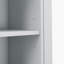 Armoire de rangement pour salle de bain avec tablette réglable, armoire autoportante avec panier à linge inclinable-692168547