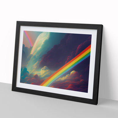 Rainbow Through The Clouds Vol.1 - Single Picture Frame Print