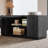 78'' W Manufactured Wood and Metal L-Shaped Executive Desk-1422179706