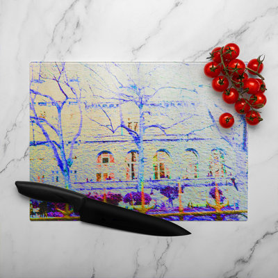 Trees Glass Chopping Board