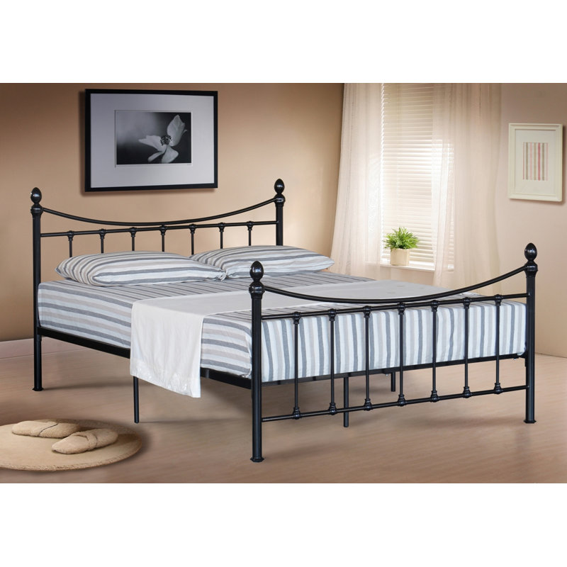 Applegate Metal Bed, Small Double (4'), Black