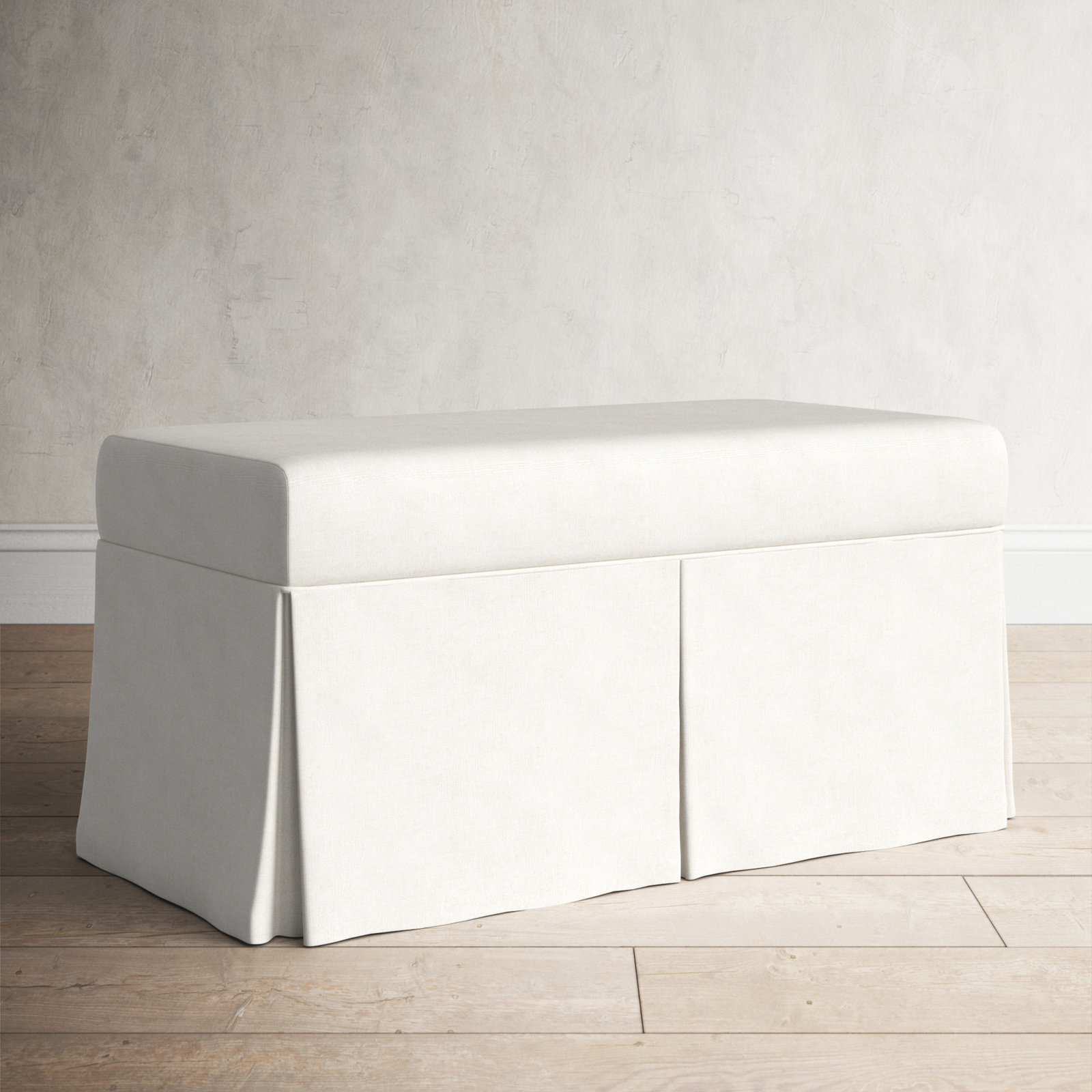 Wyatt Storage Bench, White