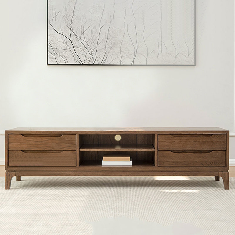 Modern Walnut Solid Wood TV Stands