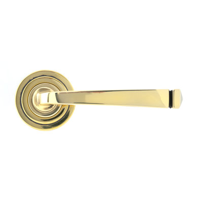 Avon Round Lever on Rose Set (Art Deco) - Unsprung