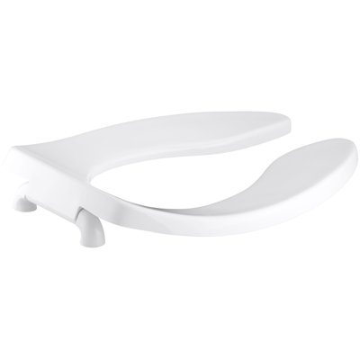 Lustra Elongated Toilet Seat with Anti-Microbial Agent and Check Hinge