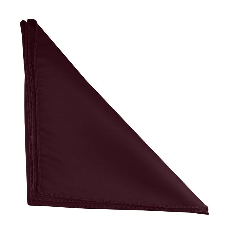 Polyester Square Napkin, Aubergine
