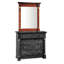 Orpheus Rectangle Solid Wood Dresser Mirror