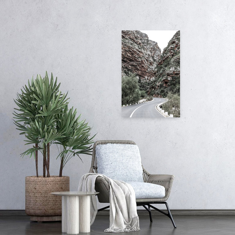 Contemporary Art Modern Peaceful Rustic Landscape Mountain Art by Shot By Clint - Wrapped Canvas Print
