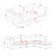 Canapé modulaire Upholstery, canapé convertible, canapé moderne, canapé d'appoint-879716427