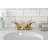 Kingston Brass Legacy Two-Handle 3-Hole Deck Mount 4" Centerset Bathroom Faucet with Plastic Pop-Up-11271892